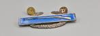 US WWII 2-piece Combat Infantry Badge, Sterling, Flat Clutch, Verzamelen, Militaria | Tweede Wereldoorlog, Ophalen of Verzenden