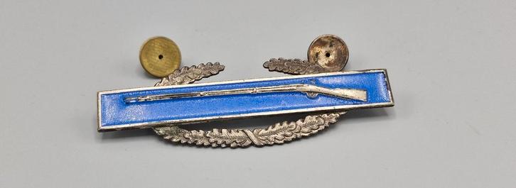 US WWII 2-piece Combat Infantry Badge, Sterling, Flat Clutch, Verzamelen, Militaria | Tweede Wereldoorlog, Landmacht, Embleem of Badge