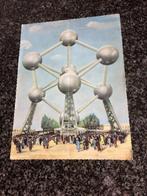 Grote oude postkaart Atomium Brussel, Verzamelen, Ongelopen, Ophalen