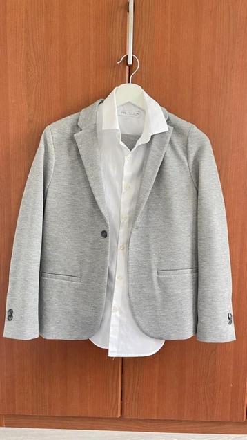 Costume Zara : blazer + pantalon + chemise, tailles 152-158 disponible aux enchères