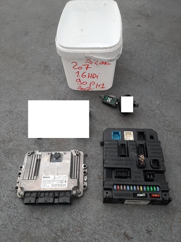 kit demarrage PEUGEOT 207 1.6 HDI PHASE 1 CALCULATEUR BSI, Auto-onderdelen, Elektronica en Kabels, Peugeot, Ophalen
