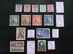 Belgische postzegels/series uit 1949** (2 foto's), Verzenden, Orginele gom, Postfris, Postfris