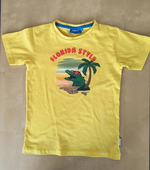 Zomerse fris gele t-shirt Someone, maat 128, Kinderen en Baby's, Kinderkleding | Maat 128, Zo goed als nieuw, Jongen of Meisje