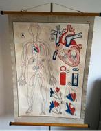 schoolplaat "het hart" op linnen, Enlèvement ou Envoi