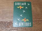 1 LOSSE SPEELKAART LUCHTVAART BELGIE SOBELAIR, Ophalen of Verzenden, Zo goed als nieuw, Speelkaart(en)