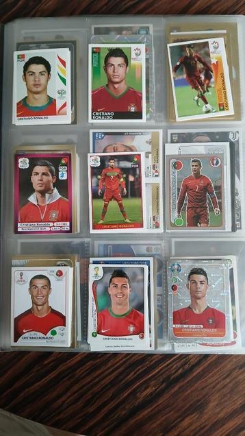 panini sticker ronaldo portugal rare