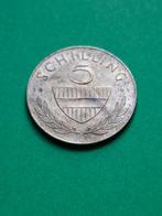1961 Autriche 5 schillings en argent avec cheval, Envoi, Autriche, Monnaie en vrac, Argent