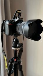 Nikon D610 + Sigma 50mm f/1.4 Art + Manfrotto statief, Gebruikt, Ophalen of Verzenden, Minder dan 1 GB, Accu