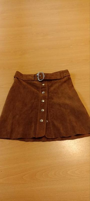 Rokje, Enlèvement, Taille 34 (XS) ou plus petite, Brun