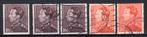434/435 gestempeld 1936 - Koning Leopold 3, Postzegels en Munten, Ophalen of Verzenden, Gestempeld, Gestempeld