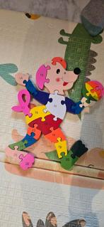 Houten puzzel 2 st, Kinderen en Baby's, Ophalen, Zo goed als nieuw
