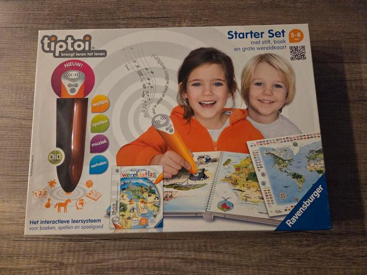 Tiptoi starterset mijn grote wereldatlas, Kinderen en Baby's, Speelgoed | Educatief en Creatief, Ophalen of Verzenden