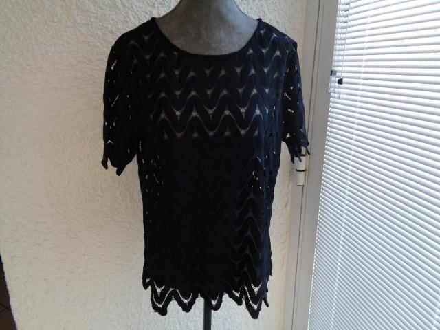 Top blouse noir Vero Moda taille 40, Kleding | Dames, Topjes, Zo goed als nieuw, Maat 38/40 (M), Zwart, Korte mouw, Verzenden