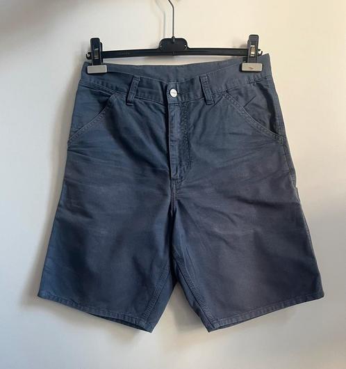 Carhartt blauwe short, Kleding | Heren, Spijkerbroeken en Jeans, Zo goed als nieuw, W32 (confectie 46) of kleiner, Blauw, Verzenden