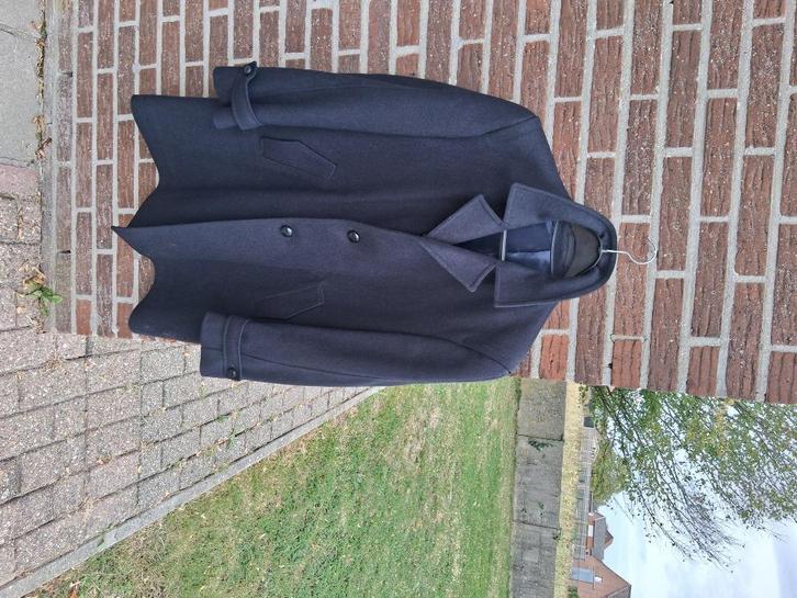 Heren winter jas MtL, Kleding | Heren, Jassen | Winter, Gedragen, Maat 52/54 (L), Blauw, Ophalen of Verzenden