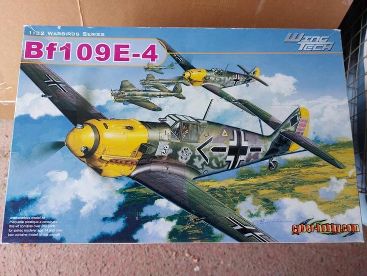 1/32 Me 109 E-4, Hobby en Vrije tijd, Modelbouw | Vliegtuigen en Helikopters, Nieuw, Vliegtuig, Groter dan 1:72, Overige merken