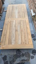 tuintafel TEAK ALLERLEI  vanaf 300 tot 600€ . Groeten, Jardin & Terrasse, Tables de jardin, Comme neuf, Rectangulaire, Bois, Enlèvement