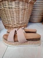 Muiltjes met strass, Kleding | Dames, Schoenen, Beige, Sandalen of Muiltjes, Zo goed als nieuw, Verzenden