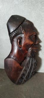 Afrikaanse houten hoofd Afrika houtsnijwerk, Antiek en Kunst, Kunst | Beelden en Houtsnijwerken, Ophalen of Verzenden