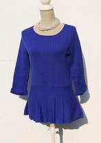 Prachtige Madeleine M/L elektrisch blauwe trui, Maat 38/40 (M), Blauw, Ophalen of Verzenden, Zo goed als nieuw
