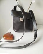 Delvaux ‘Deux’ Crossbody + portefeuille, Handtassen en Accessoires, Ophalen of Verzenden, Zo goed als nieuw, Bruin, Schoudertasje