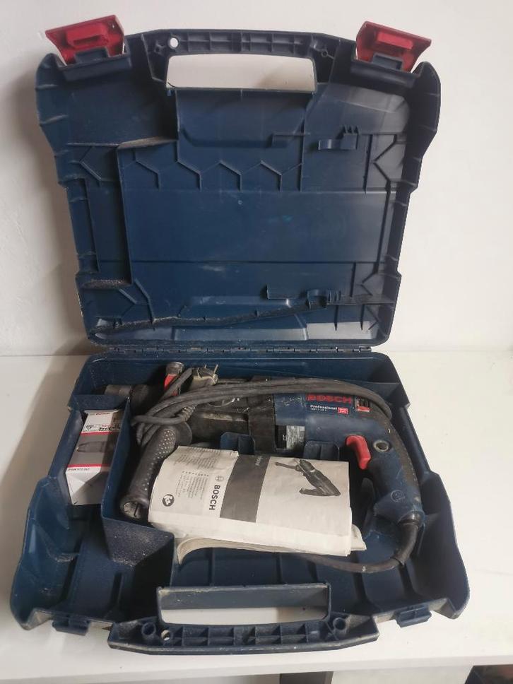 perforateur - foreuse Bosch, Doe-het-zelf en Bouw, Gereedschap | Boormachines, Gebruikt, Boor- en/of Breekhamer, 600 watt of meer