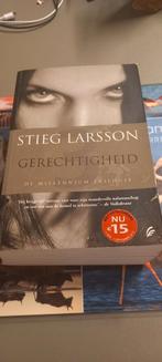 Stieg Larsson - Gerechtigheid, Ophalen of Verzenden, Zo goed als nieuw, Stieg Larsson