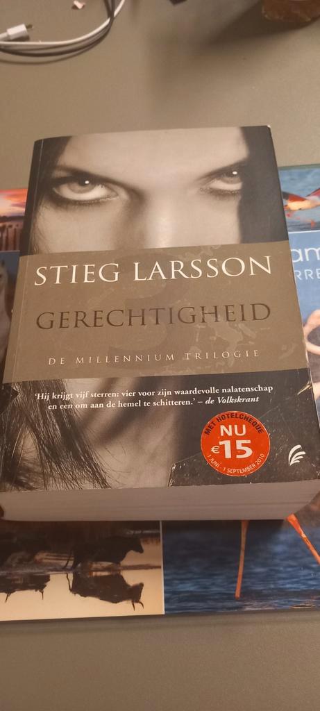 Stieg Larsson - Gerechtigheid, Boeken, Thrillers, Zo goed als nieuw, Ophalen of Verzenden