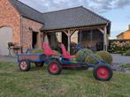 Berg gocart met duozit en kiep-aanhangwagen, Kinderen en Baby's, Speelgoed | Buiten | Skelters, Ophalen, Zo goed als nieuw, Berg