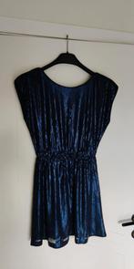 Blauw kleedje met pailletten, maat : S., Kleding | Dames, Jurken, Ophalen of Verzenden, Nieuw, Maat 36 (S), Blauw