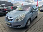 Opel Corsa 1.2i 59.000 km Airco + Garantie, Zwart, Blauw, Bedrijf, 5 deurs