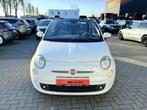 Fiat 500 Cabrio 0.9i TwinAir 138.000KM, Auto's, Fiat, Cabriolet, Wit, Leder, Bedrijf