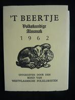 't Beertje: Volkskundige almanak  1962, Enlèvement ou Envoi, 20e siècle ou après, Utilisé