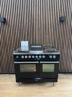 Luxe hoogglans zwarte Boretti Fornuis 100cm (Gratisbezorgen), Ophalen of Verzenden, Zo goed als nieuw