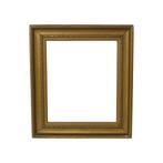 Strakke Gouden Houten Lijst Klassieke Stijl Schilderij Kader, Bois, Moins de 50 cm, Utilisé, Moins de 50 cm