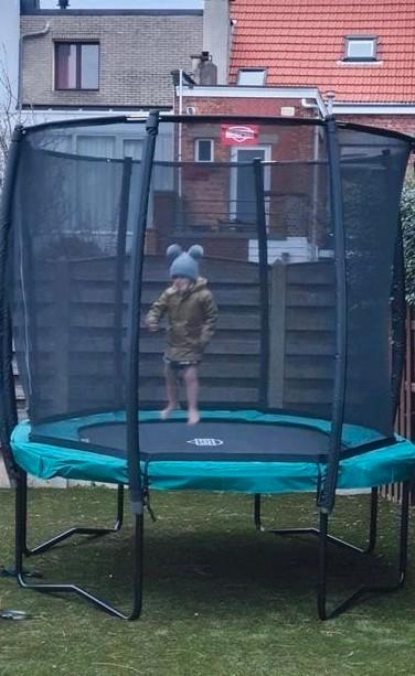 Berg grand champion 350, Kinderen en Baby's, Speelgoed | Buiten | Trampolines, Gebruikt, Ophalen
