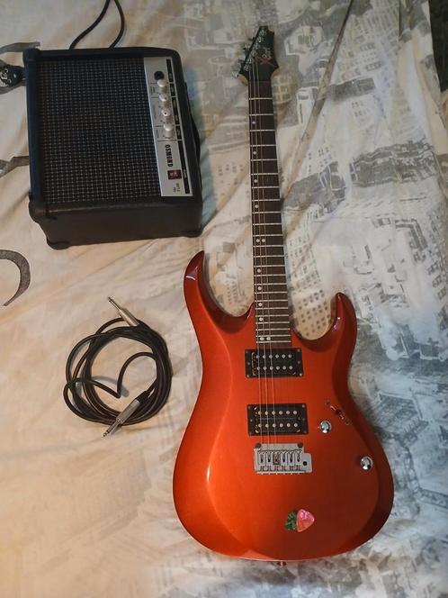 Elektrische Gitaarset – Cort 2 series + Versterker Osmond, Muziek en Instrumenten, Snaarinstrumenten | Gitaren | Elektrisch, Zo goed als nieuw