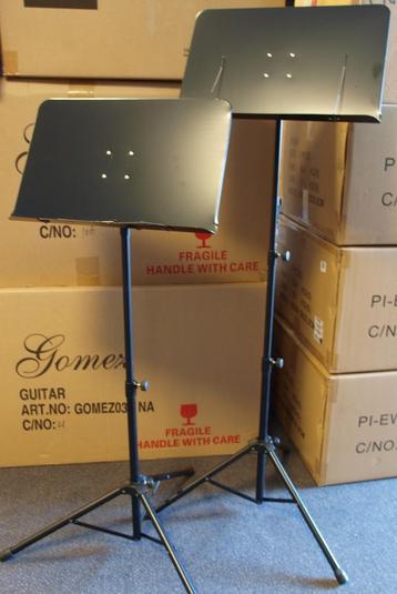 Bladmuziek standaard Fzone, klein inklapbaar, metaal, Musique & Instruments, Pieds, Hautbois, Enlèvement ou Envoi, Niet ingevuld