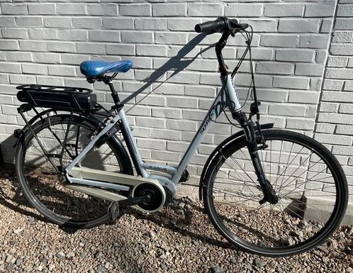 Elektrische damesfiets Thompson, Fietsen en Brommers, Elektrische fietsen, Gebruikt, Overige merken, 50 km per accu of meer, Ophalen