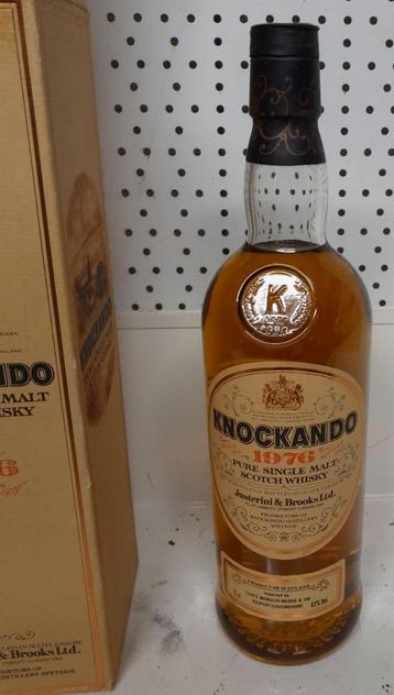 Whiskey 1976 Knockando bottled 1990 in OVP beschikbaar voor biedingen