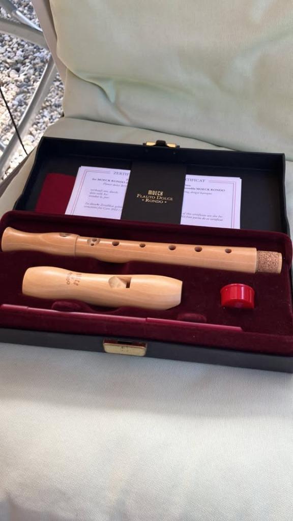 Moeck Flauto Dolce Rondo sopraan, Muziek en Instrumenten, Blaasinstrumenten | Blokfluiten, Nieuw, Sopraan of Sopranino, Met koffer, hoes of etui