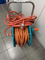 Tuyau d'arrosage Gardena 25 m, avec enrouleur, Jardin & Terrasse, Enlèvement, Comme neuf, Dévidoir