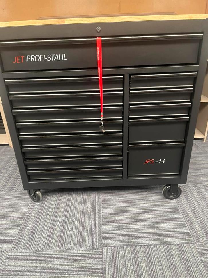 Professionele gereedschapskar (volledig gevuld!), Doe-het-zelf en Bouw, Gereedschapskisten, Nieuw, Gevuld, Ophalen