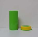 Tupperware bekers met schroefdop - groen en geel, Groen, Gebruikt, Ophalen of Verzenden, Bus of Trommel