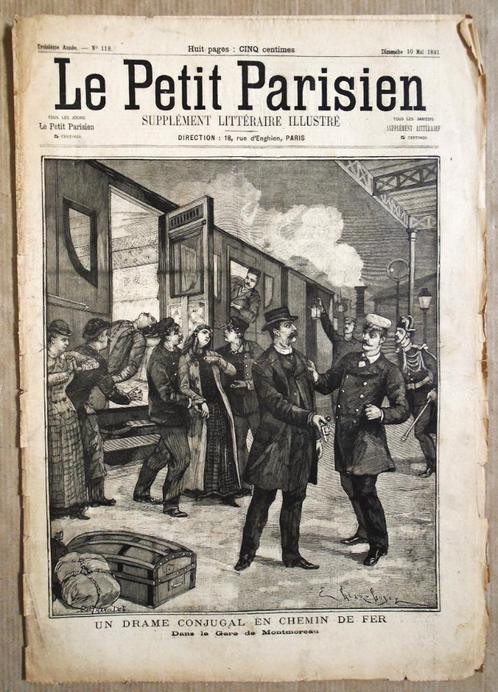 Supplément littéraire illustré du Petit Parisien - 1891- 6x, Livres, Journaux & Revues, Utilisé, Journal, Enlèvement ou Envoi