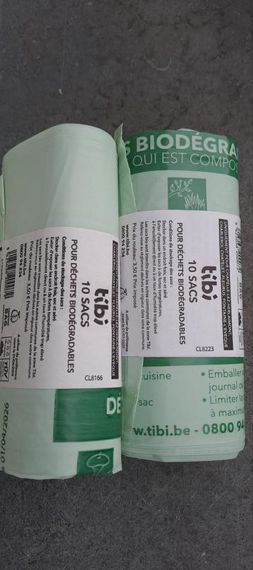 Sac poubelle biodégradable lot de 2 Article vendu ✅️ beschikbaar voor biedingen