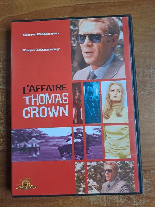 L'affaire Thomas Crown - Steve McQueen - Faye Dunaway, CD & DVD, DVD | Thrillers & Policiers, Utilisé, Enlèvement ou Envoi