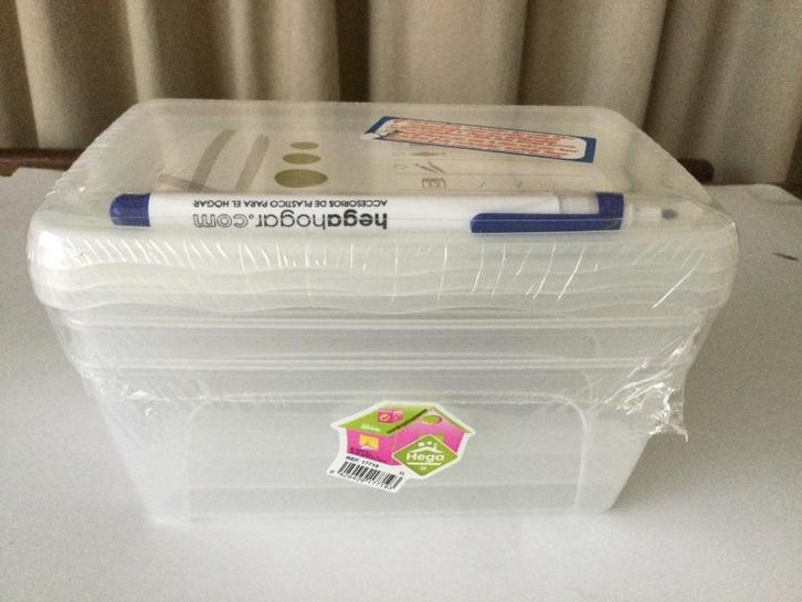 3 voorraaddozen (NIEUW), Huis en Inrichting, Keuken | Tupperware, Nieuw, Overige typen, Ophalen of Verzenden