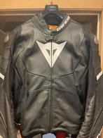 Dainese lederen motorvest met rugbescherming, Motoren, Kleding | Motorkleding, Ophalen, Dainese, Heren, Jas | leer