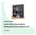 Opvouwbare kleerkast / Camping kast, Huis en Inrichting, Kasten | Kleerkasten, Ophalen, Zo goed als nieuw